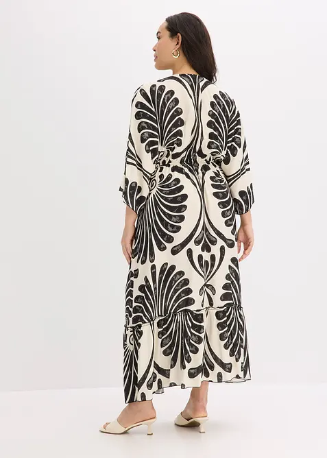 Maxi jurk van soepele viscose, bonprix