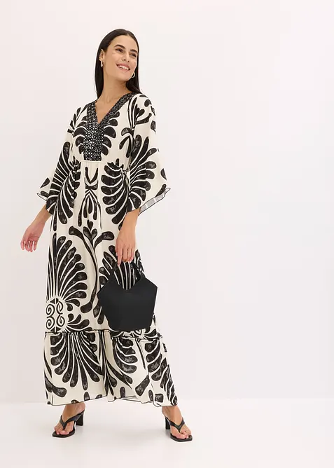 Maxi jurk van soepele viscose, bonprix