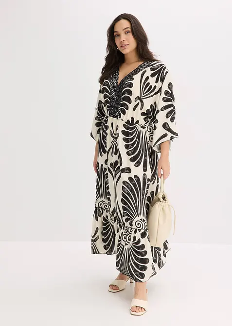 Maxi jurk van soepele viscose, bonprix
