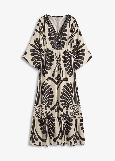 Maxi jurk van soepele viscose, bonprix