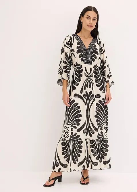 Maxi jurk van soepele viscose, bonprix