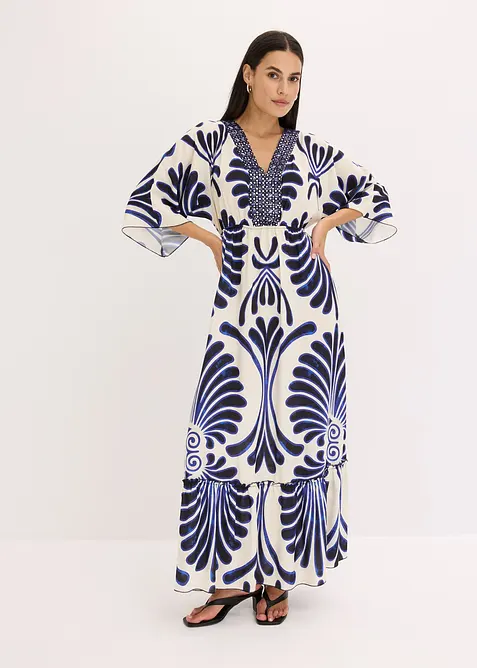 Maxi jurk van soepele viscose, bonprix