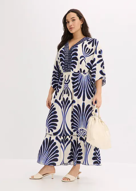 Maxi jurk van soepele viscose, bonprix