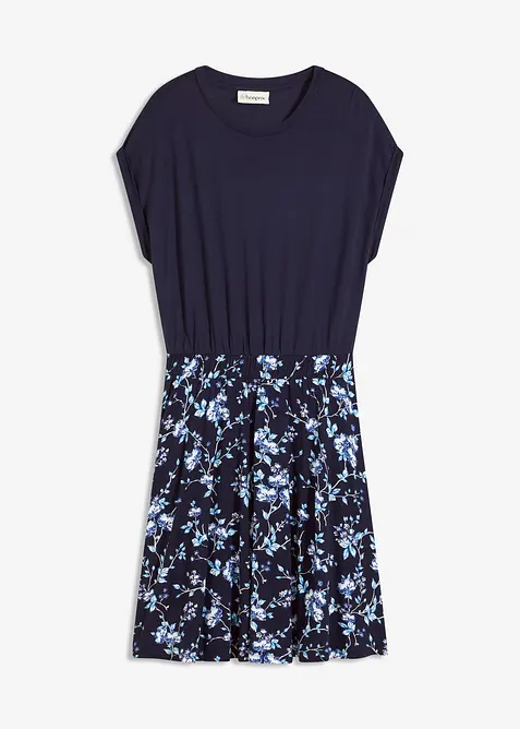 Jersey jurk in een viscosemix, bonprix