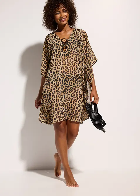 Strandtuniek van chiffon, bonprix