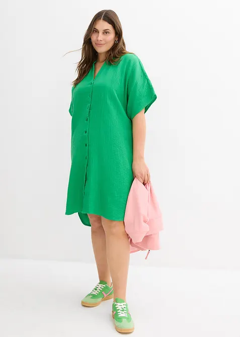 Overhemdjurk van katoen, bonprix