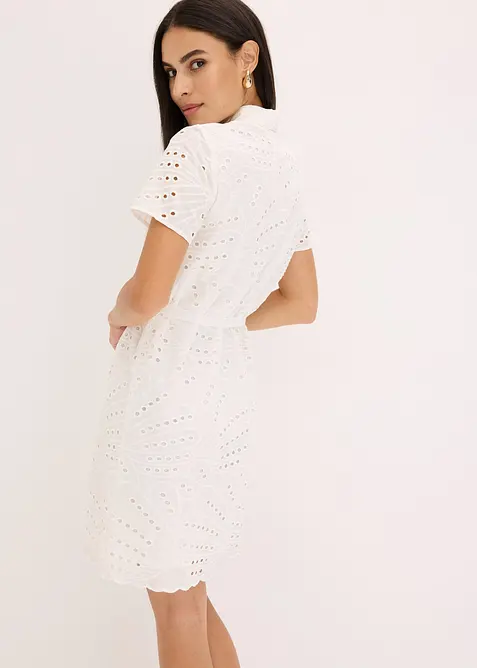 Overhemdjurk met broderie anglaise, bonprix