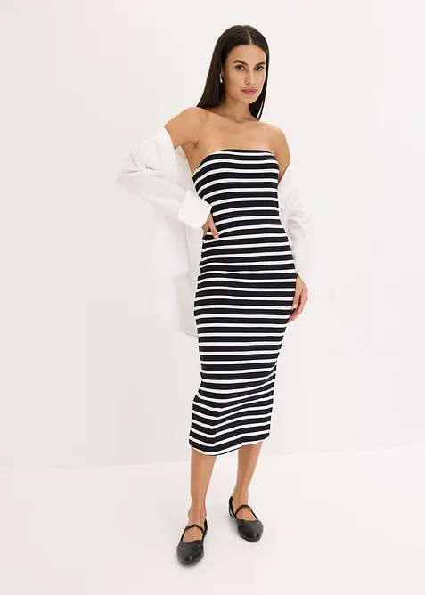 Strapless jurk, bonprix