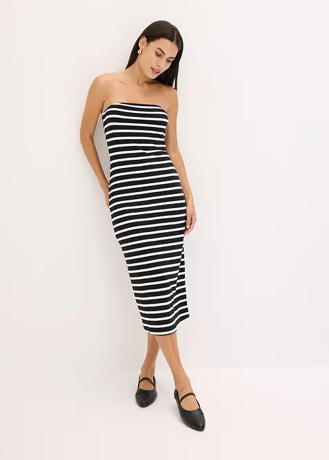 Strapless jurk, bonprix