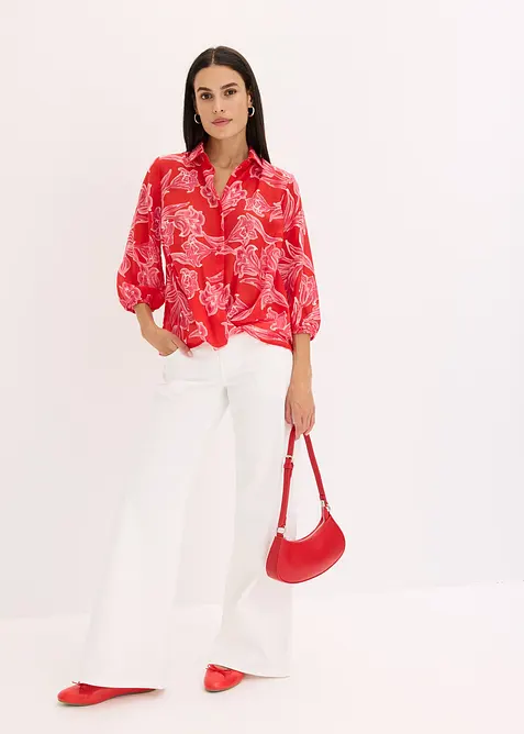 Gebloemde blouse, bonprix