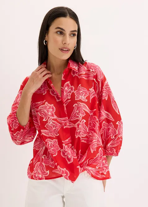 Gebloemde blouse, bonprix