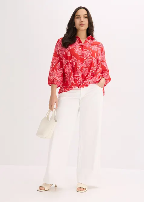 Gebloemde blouse, bonprix