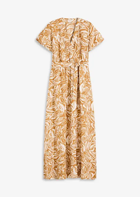 Gedessineerde maxi jurk van een viscosemix, bonprix