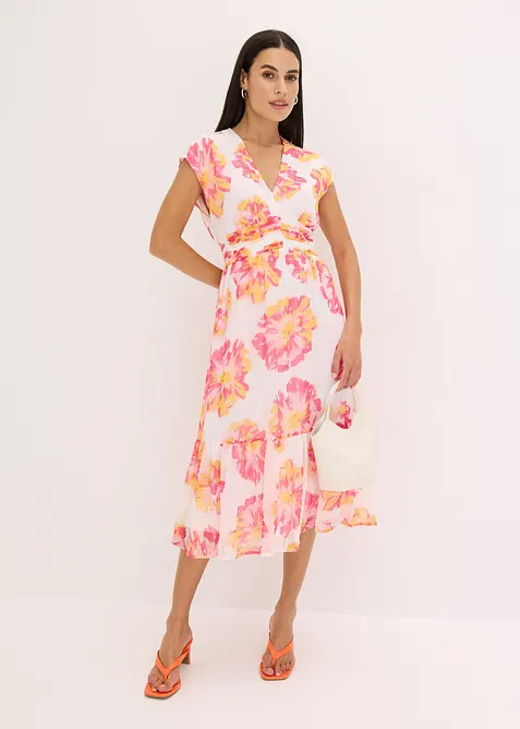 Gedessineerde midi jurk, bonprix