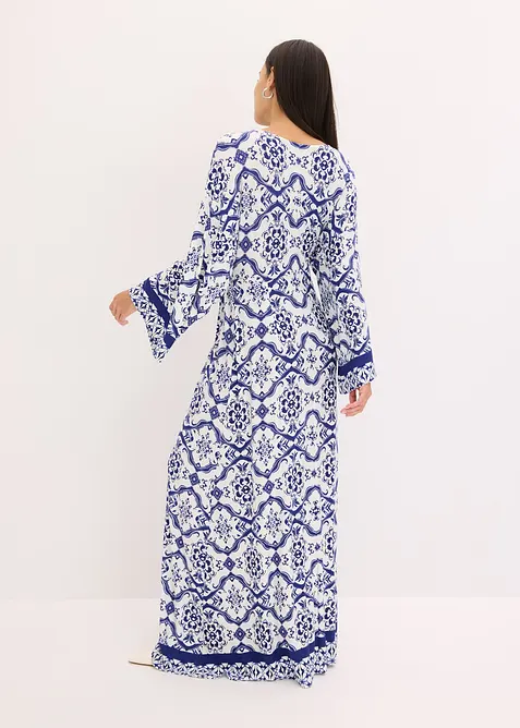 Maxi jurk van een zachte viscosemix, bonprix