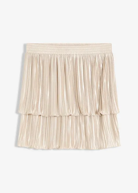 Minirok met plissé, bonprix