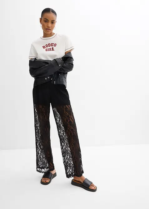 Instapbroek met kant, bonprix