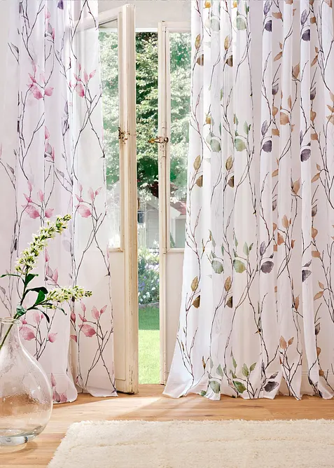 Gordijn met gerecycled polyester (1 stuk), bonprix