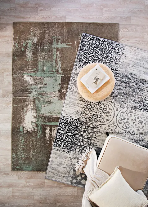 Vloerkleed met schilderachtig motief, bonprix