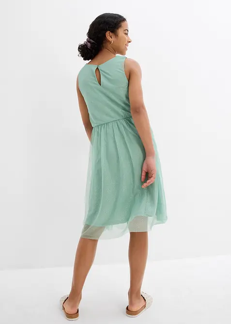 Midi jurk met kant, bonprix