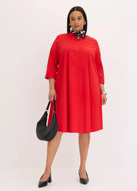 Overhemdjurk met katoen, bonprix