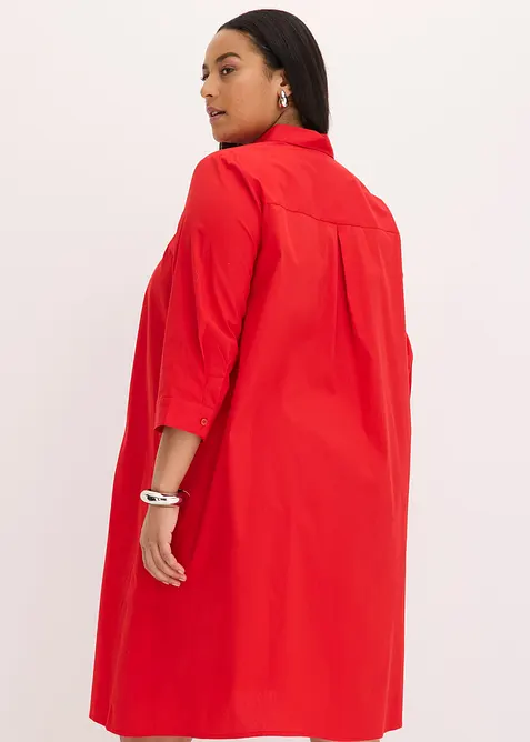 Overhemdjurk met katoen, bonprix