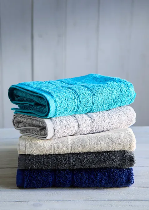 Katoenen handdoek van zachte stof, bonprix