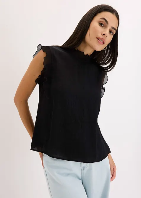 Blouse met volants, bonprix