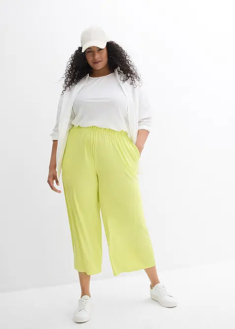 Culotte van soepele viscose, bonprix