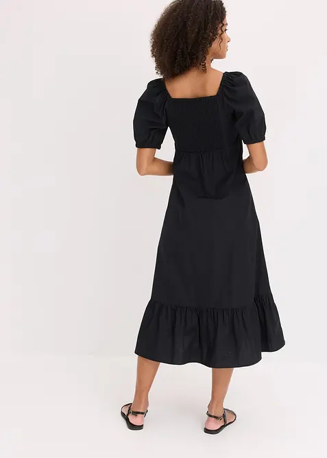 Midi jurk van puur biologisch katoen, bonprix