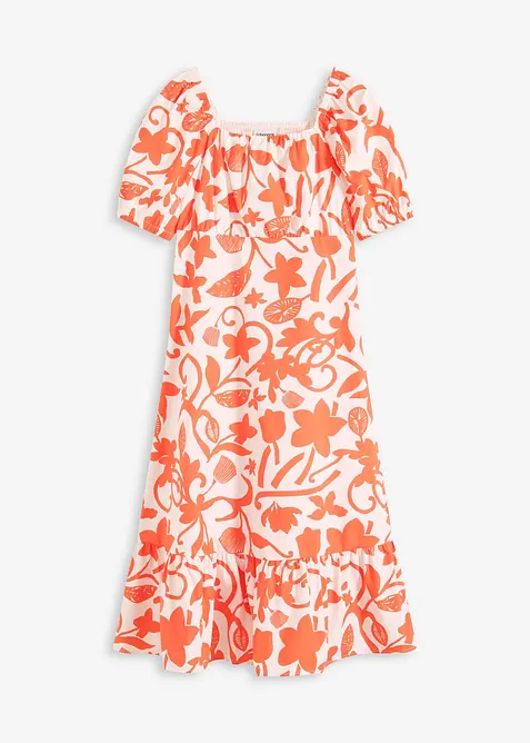 Midi jurk van puur biologisch katoen, bonprix