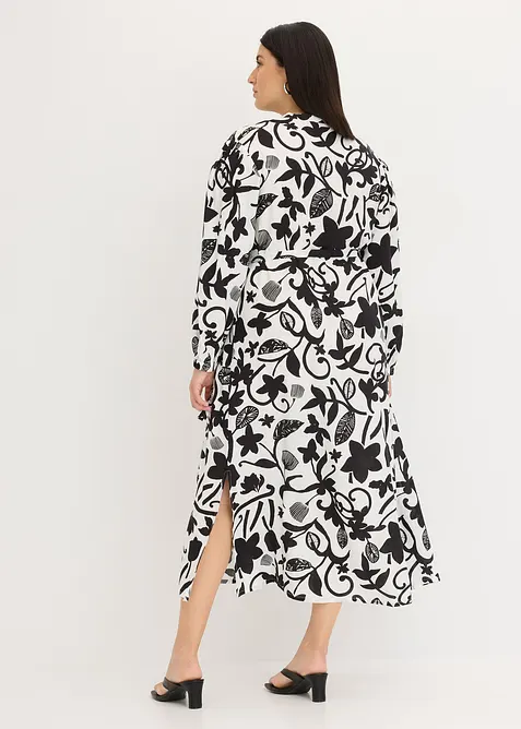 Kaftan jurk van soepele viscose, bonprix