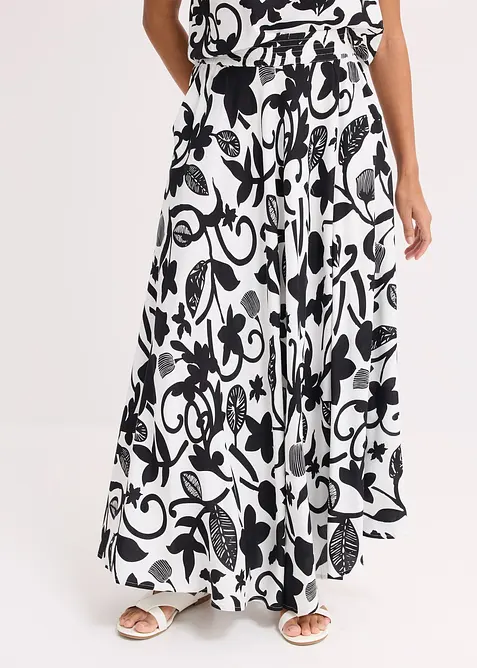 Maxirok van soepele viscose, bonprix