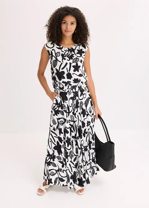 Maxirok van soepele viscose, bonprix