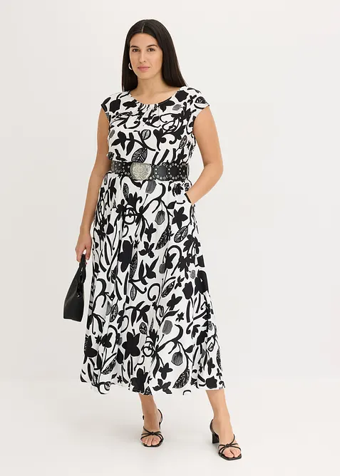 Maxirok van soepele viscose, bonprix