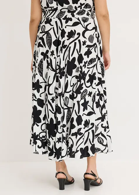 Maxirok van soepele viscose, bonprix