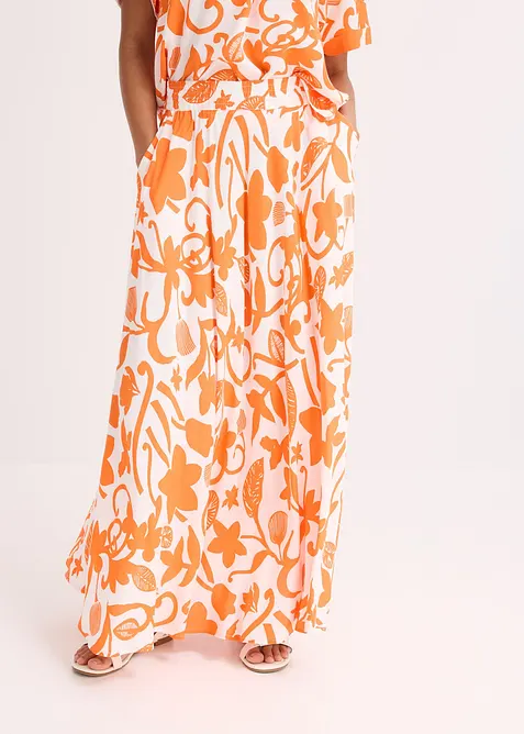 Maxirok van soepele viscose, bonprix