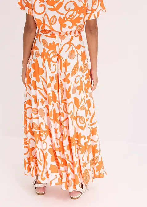 Maxirok van soepele viscose, bonprix