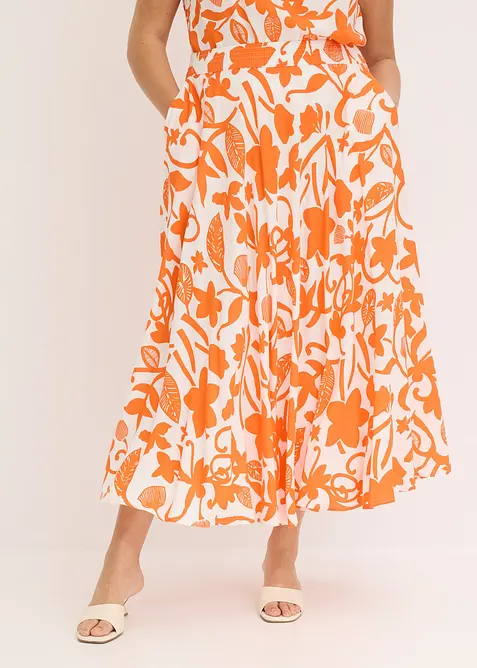 Maxirok van soepele viscose, bonprix