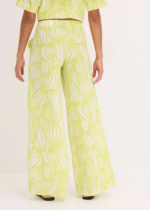 Palazzo broek met een comfortabele band, bonprix