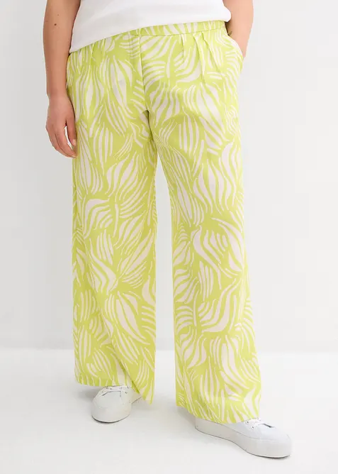 Palazzo broek met een comfortabele band, bonprix