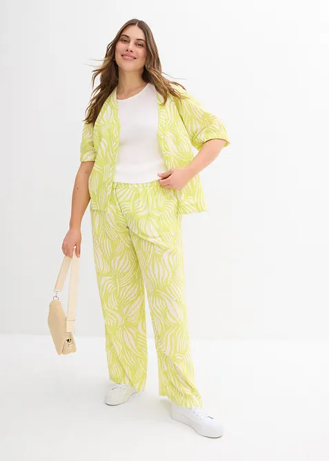 Palazzo broek met een comfortabele band, bonprix