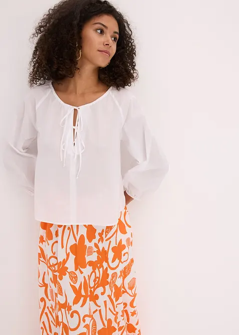 Blouse van biologisch katoen, bonprix