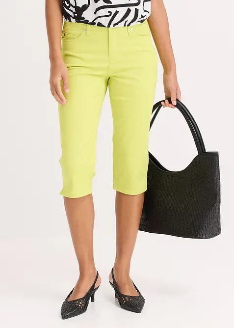 Capri broek met een comfortabele band, bonprix