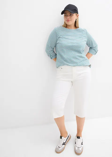 Capri broek met een comfortabele band, bonprix