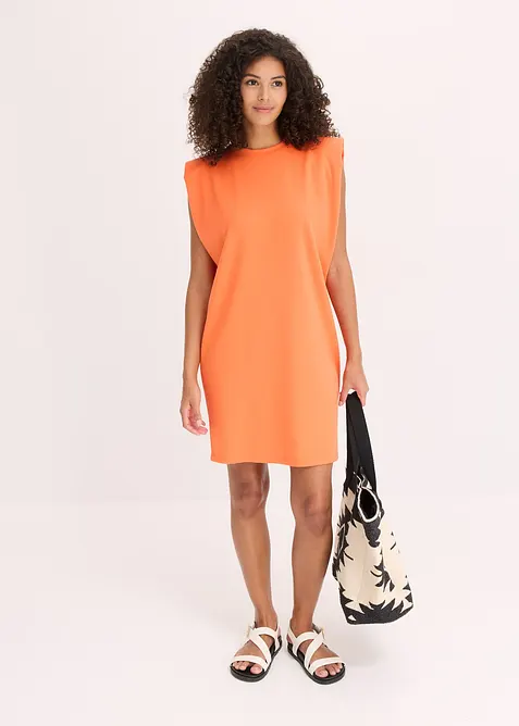 Mini jurk met oversized schouders, bonprix