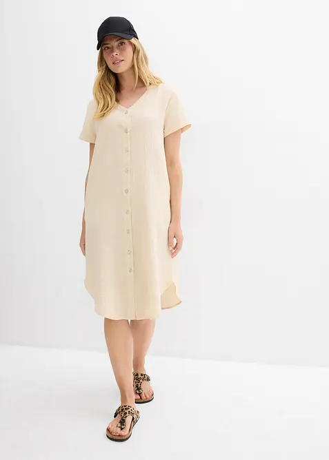 Blousejurk van zachte mousseline, bonprix