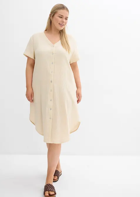 Blousejurk van zachte mousseline, bonprix