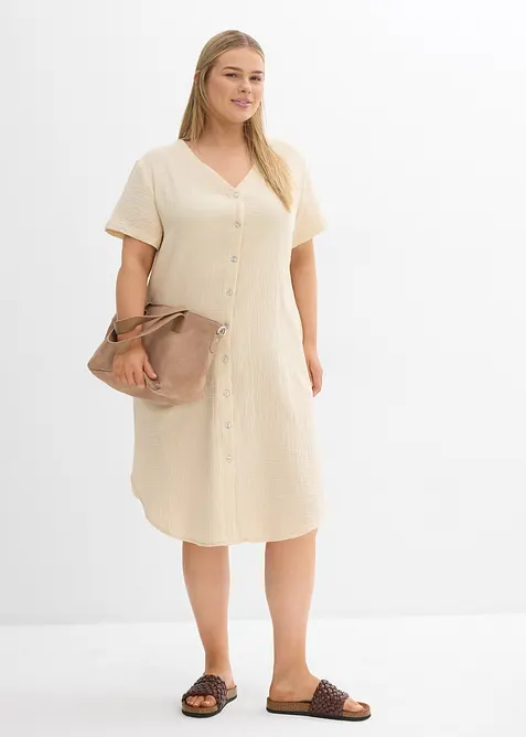 Blousejurk van zachte mousseline, bonprix