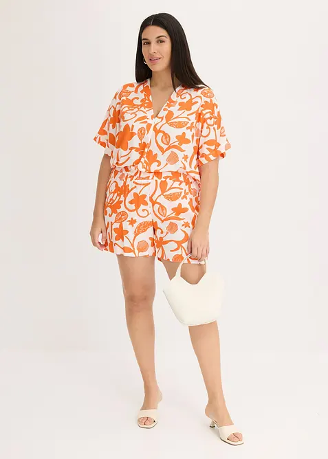 Gedessineerde short van soepele viscose, bonprix